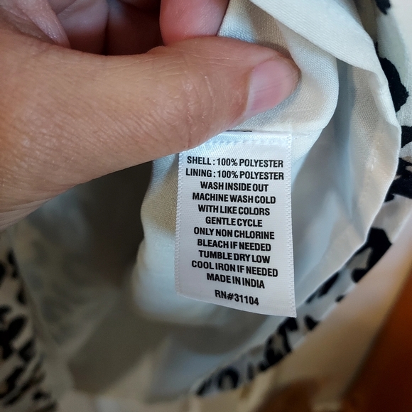 Crown & Ivy Plus Size Animal Print Midi Skirt Metallic 16W NWT Mobwife - Picture 11 of 13